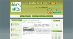 Desktop Screenshot of diabeteduemari.org
