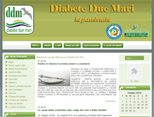 Tablet Screenshot of diabeteduemari.org